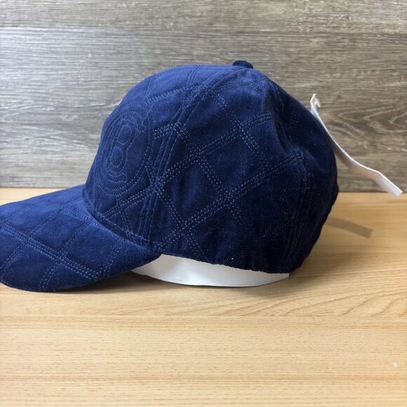 CB Hat Cap Strap Back Blue Navy Velvet Panel Sample NWT - Picture 4 of 13